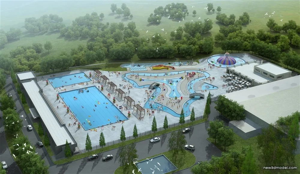 3D Models of Commercial Building - Exterior 3D Scenes - 702