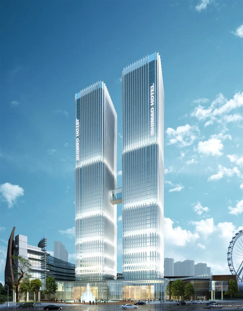 3D Models of Commercial Building - Exterior 3D Scenes - 710