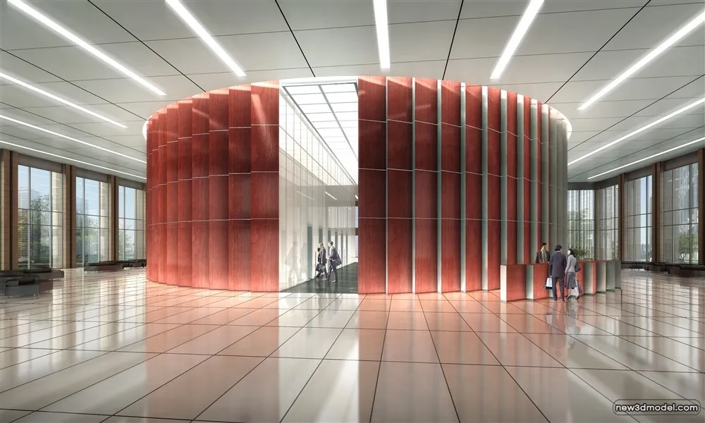 3D Models of Commercial Building - Exterior 3D Scenes - 721