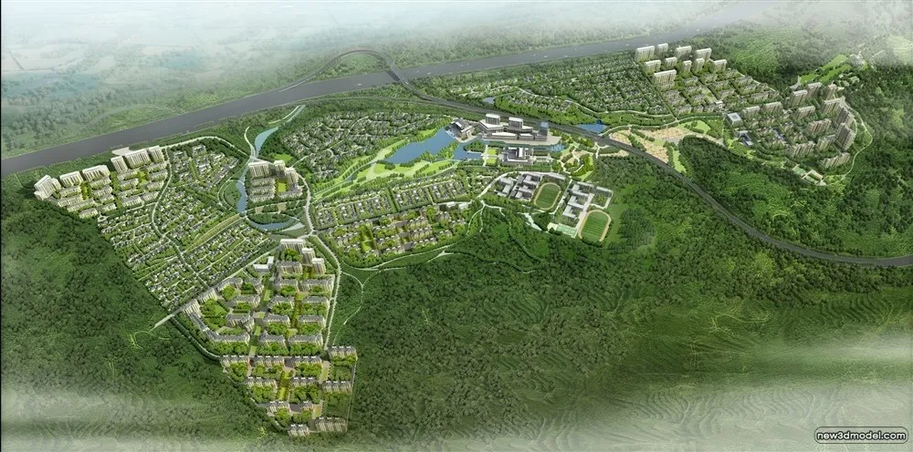 3D Models of Commercial Building - Exterior 3D Scenes - 740