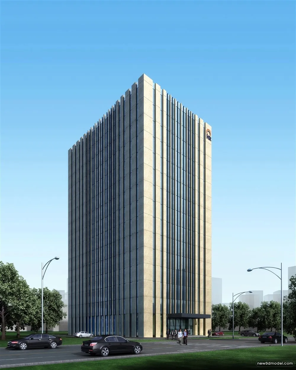 3D Models of Commercial Building - Exterior 3D Scenes - 761