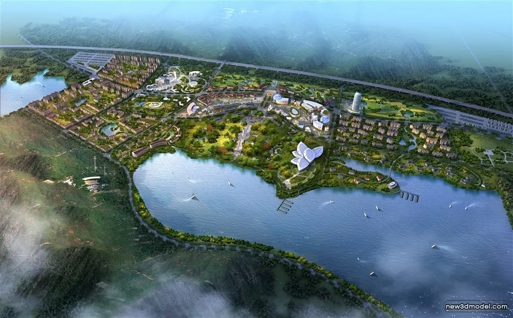 3D Models of Commercial Building - Exterior 3D Scenes - 762