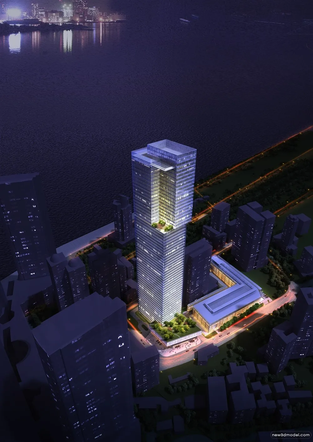 3D Models of Commercial Building - Exterior 3D Scenes - 766