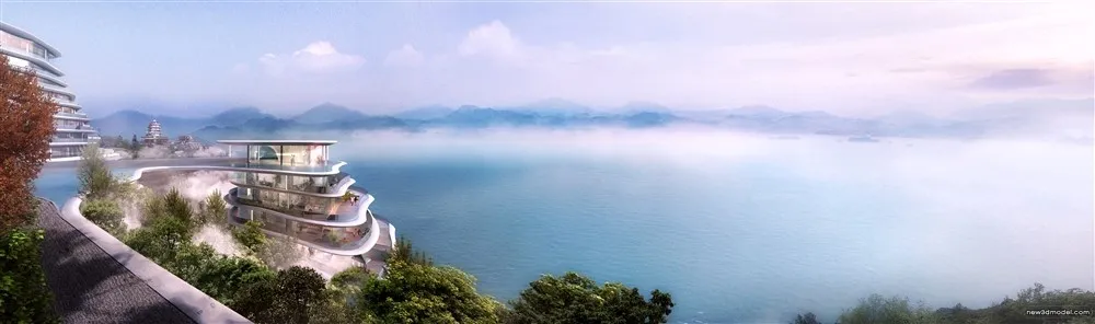 3D Models of Commercial Building - Exterior 3D Scenes - 778