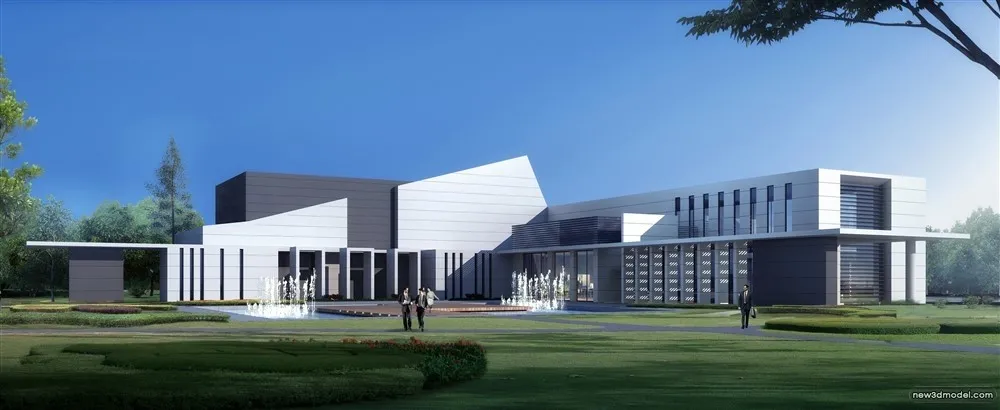 3D Models of Commercial Building - Exterior 3D Scenes - 791