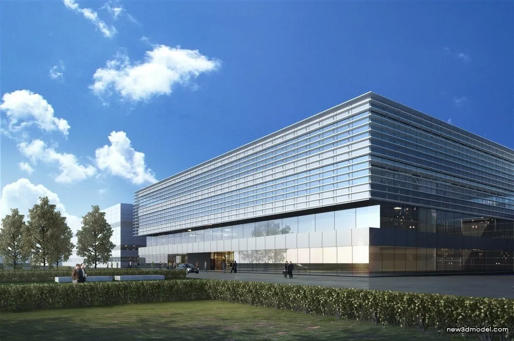 3D Models of Commercial Building - Exterior 3D Scenes - 792