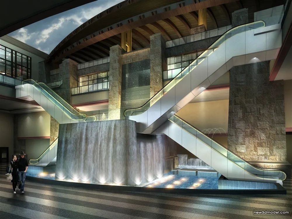 3D Models of Commercial Building - Exterior 3D Scenes - 793