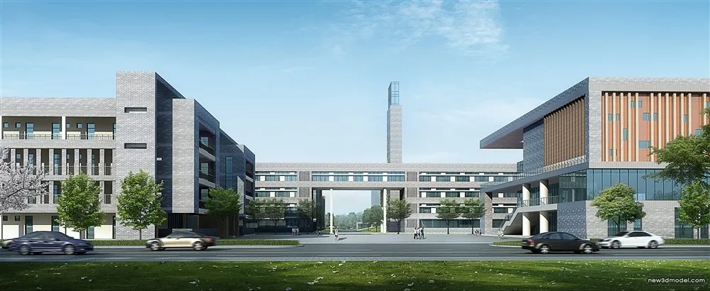 3D Models of Commercial Building - Exterior 3D Scenes - 809