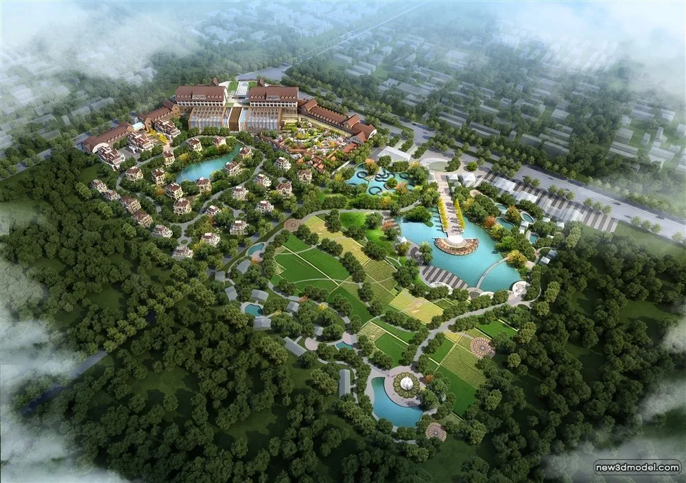 3D Models of Commercial Building - Exterior 3D Scenes - 810