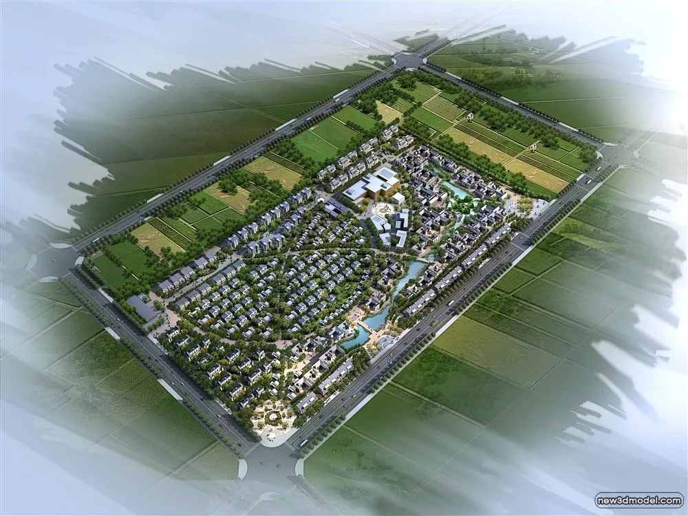 3D Models of Commercial Building - Exterior 3D Scenes - 835