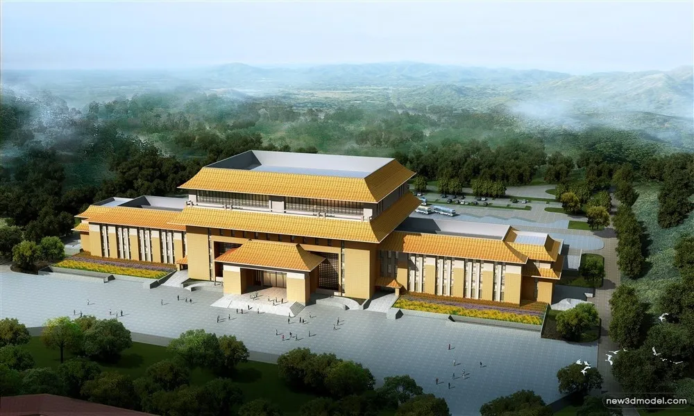 3D Models of Commercial Building - Exterior 3D Scenes - 836