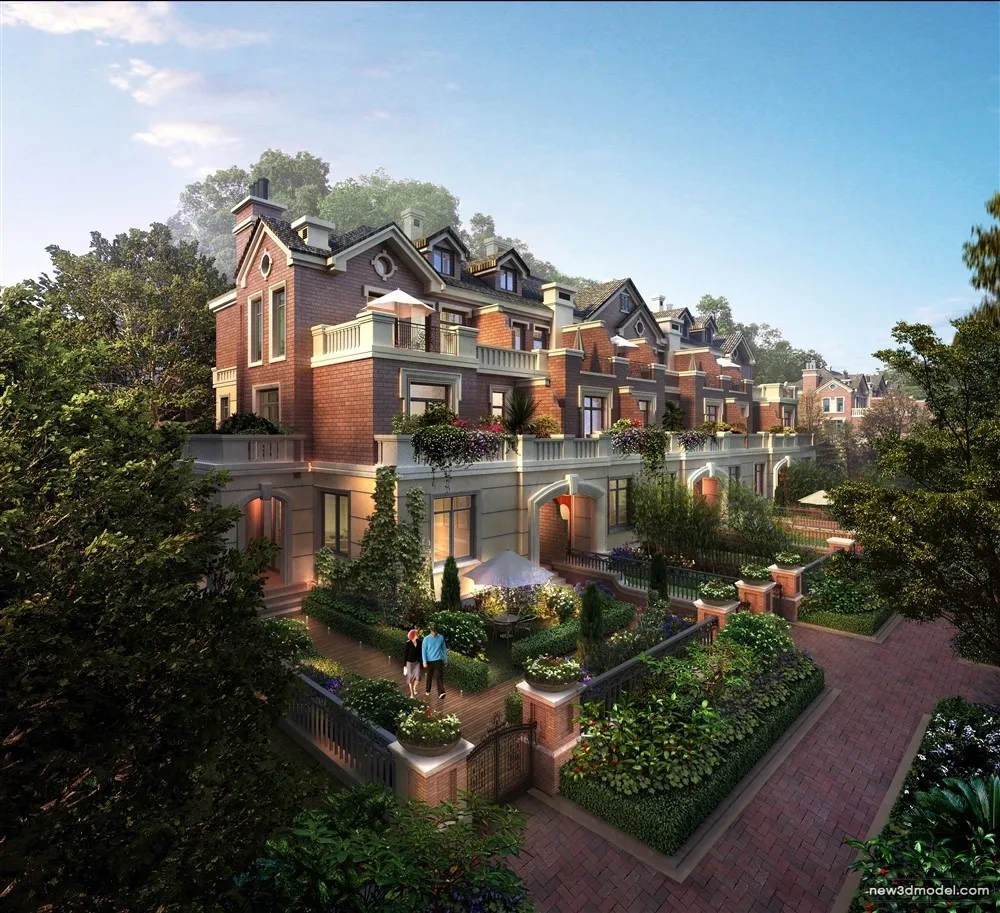 3D Models of Commercial Building - Exterior 3D Scenes - 848