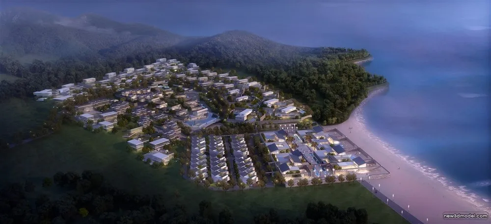 3D Models of Commercial Building - Exterior 3D Scenes - 856