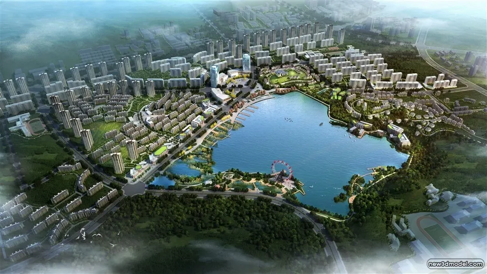 3D Models of Commercial Building - Exterior 3D Scenes - 865