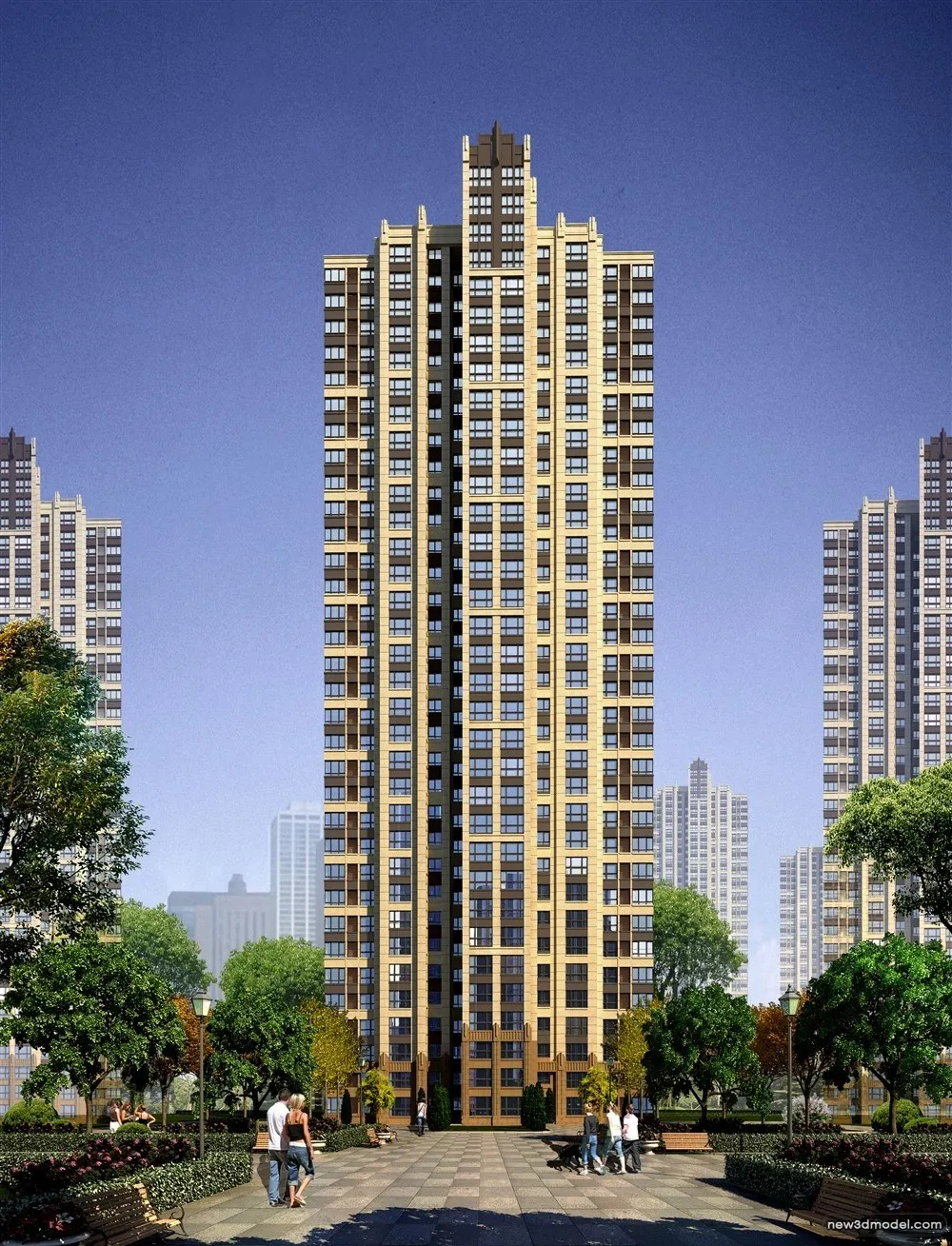 3D Models of Commercial Building - Exterior 3D Scenes - 867