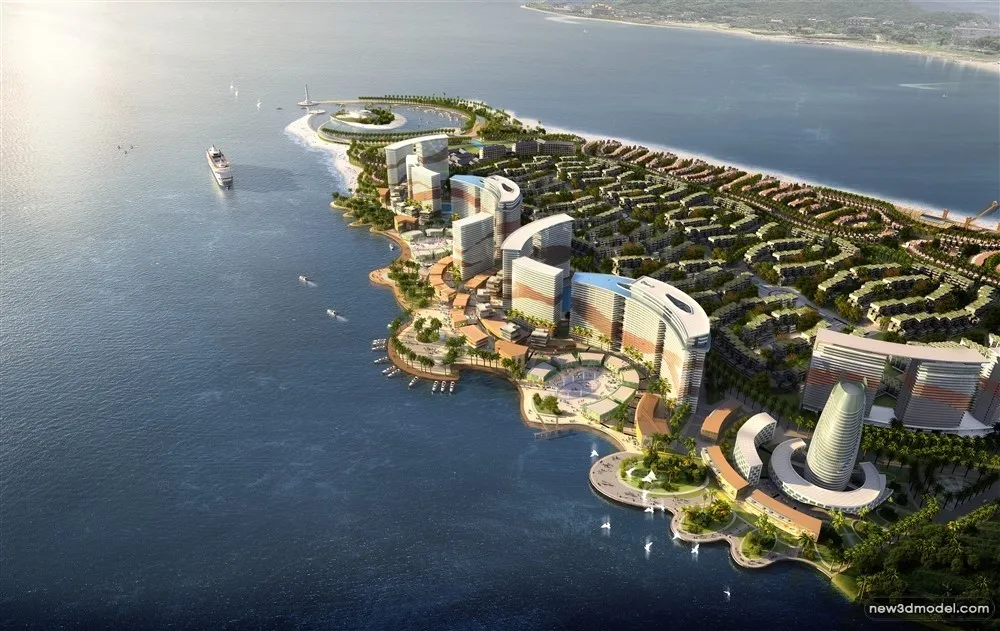 3D Models of Commercial Building - Exterior 3D Scenes - 883