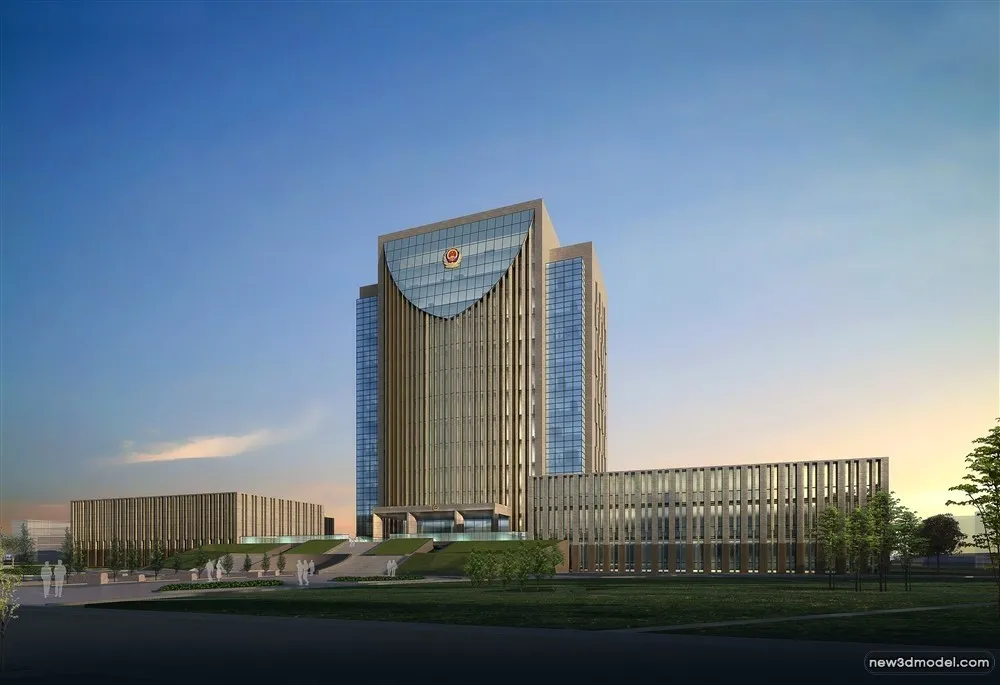 3D Models of Commercial Building - Exterior 3D Scenes - 918