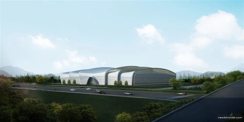 3D Models of Commercial Building - Exterior 3D Scenes - 947