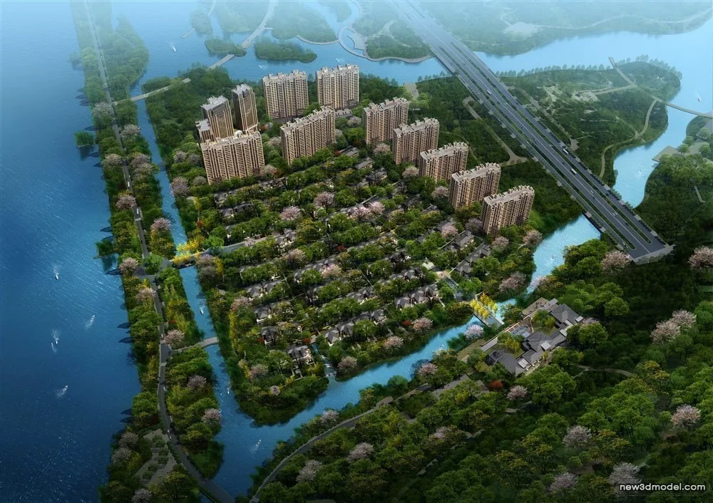 3D Models of Commercial Building - Exterior 3D Scenes - 949