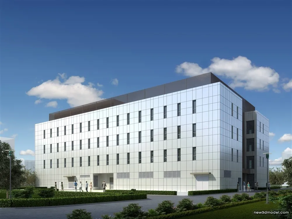 3D Models of Commercial Building - Exterior 3D Scenes - 956