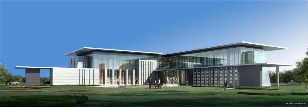 3D Models of Commercial Building - Exterior 3D Scenes - 964