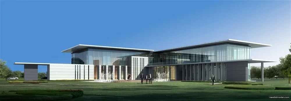 3D Models of Commercial Building - Exterior 3D Scenes - 973