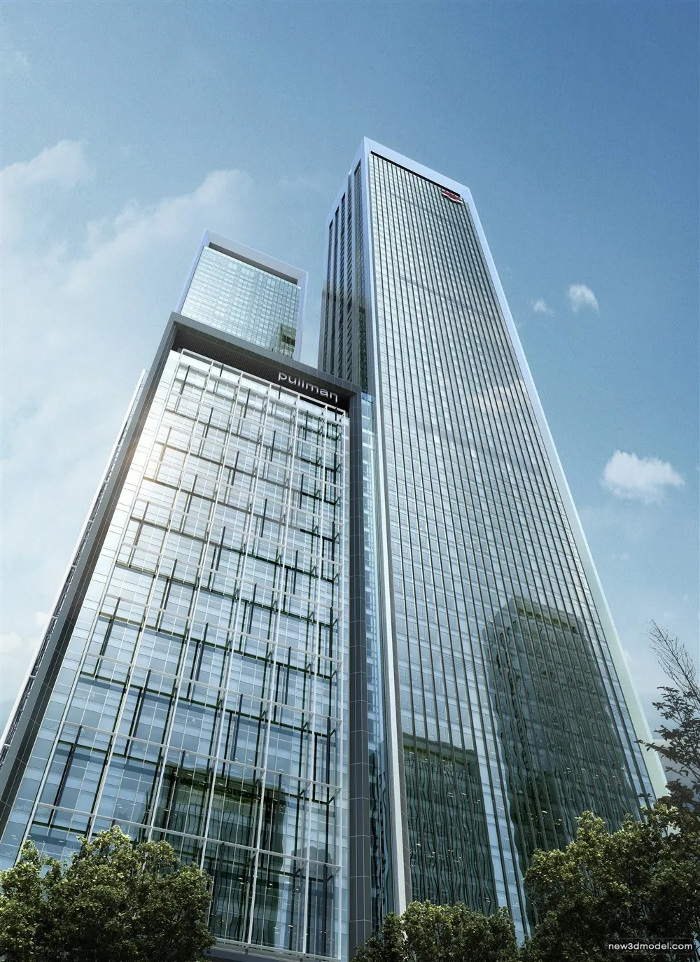 3D Models of Commercial Building - Exterior 3D Scenes - 977