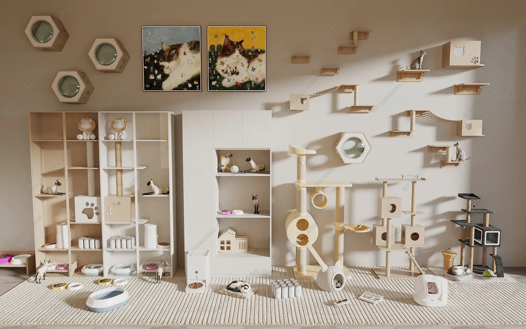 3D Models of Decoration for pet - 077