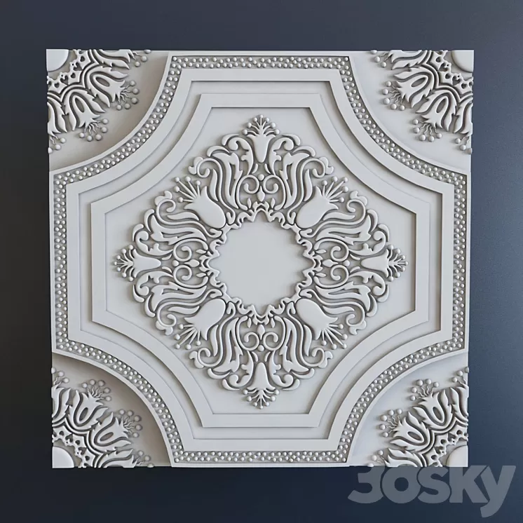 3d panel 2323 3D Model