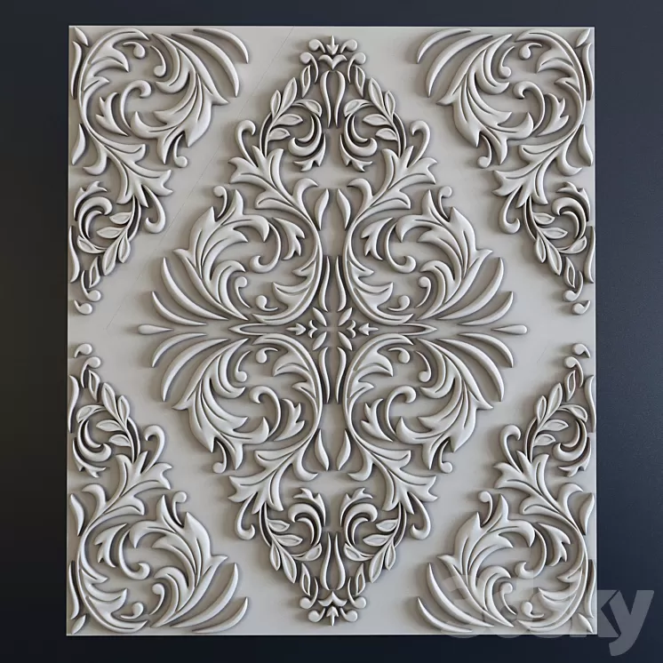 3d panel 3434 3D Model
