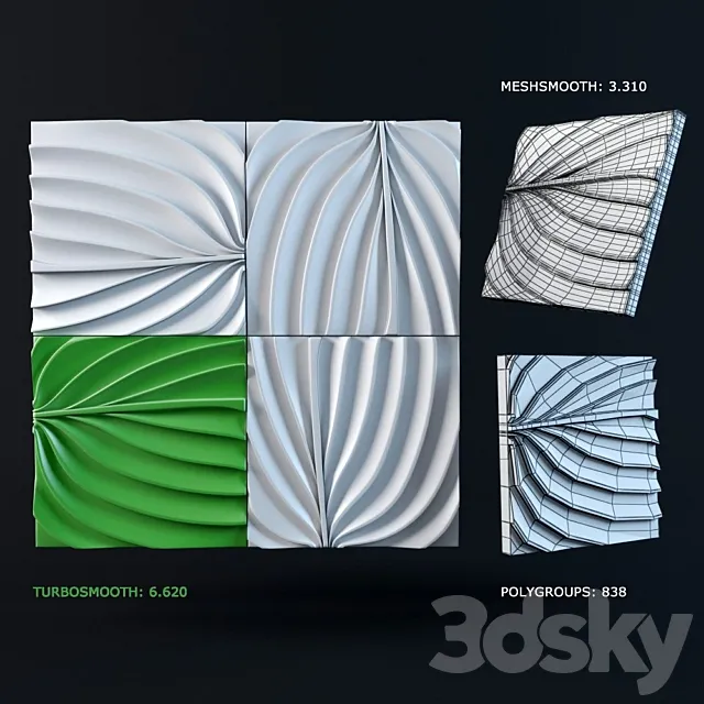 3d panel 3D Model