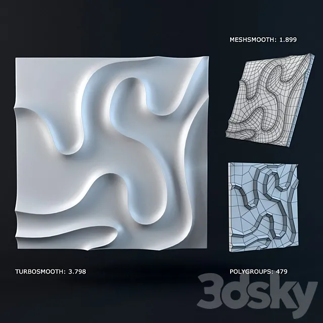 3d panel 3D Model