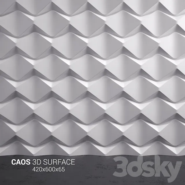 3d panel CAOS 3DModel