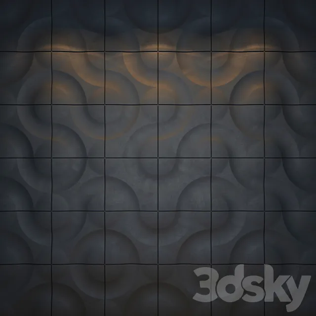 3D panel Circle 3DModel