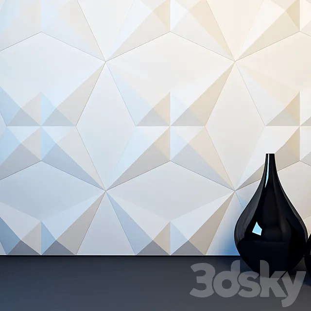 3D panel corners 3D Model