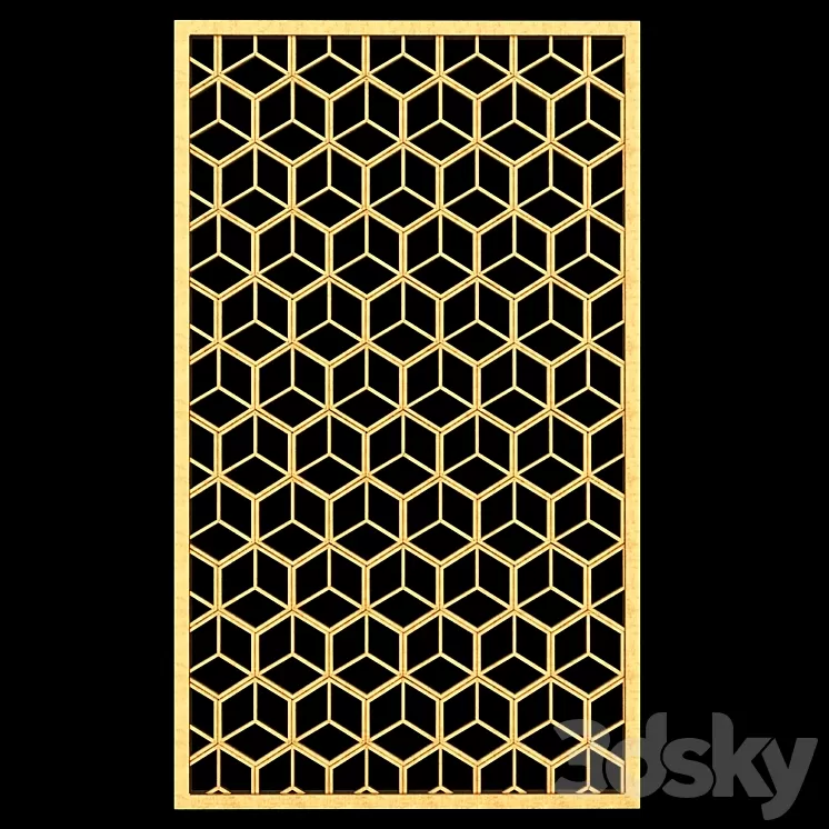 3d panel decorative 3D Model