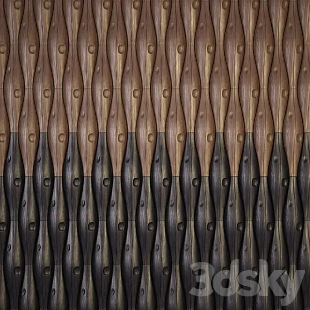 3D panel Flow 3D Model