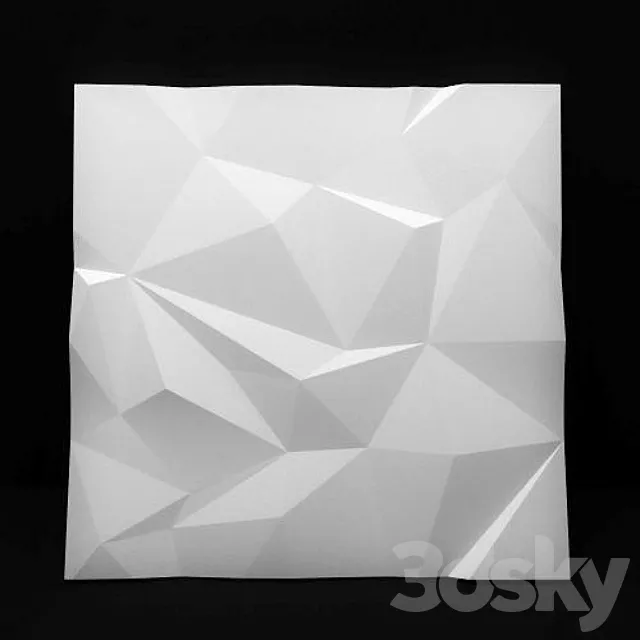 3D panel "Frost" 3DModel