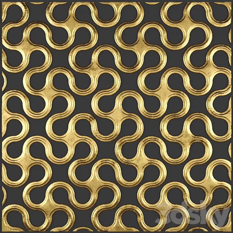 3D panel futurism. 3D Model