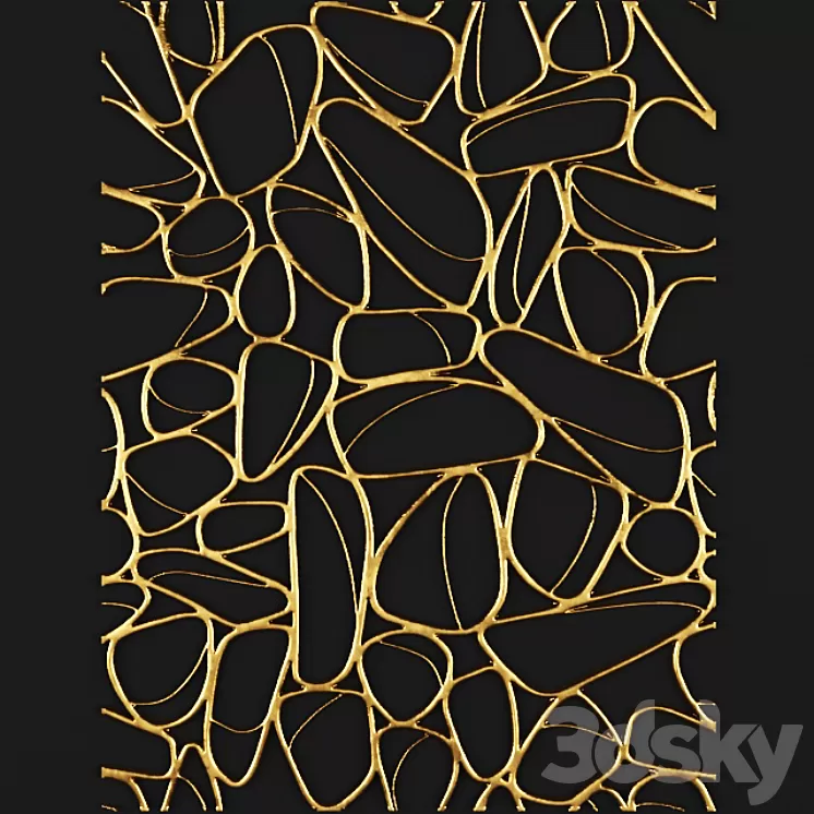 3D panel futurism. 3D Model