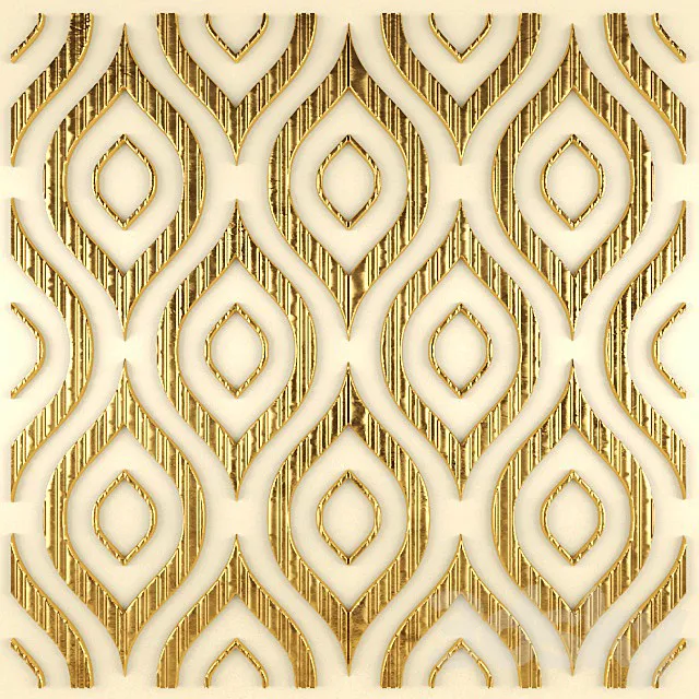 3D panel. futurism. 3DModel