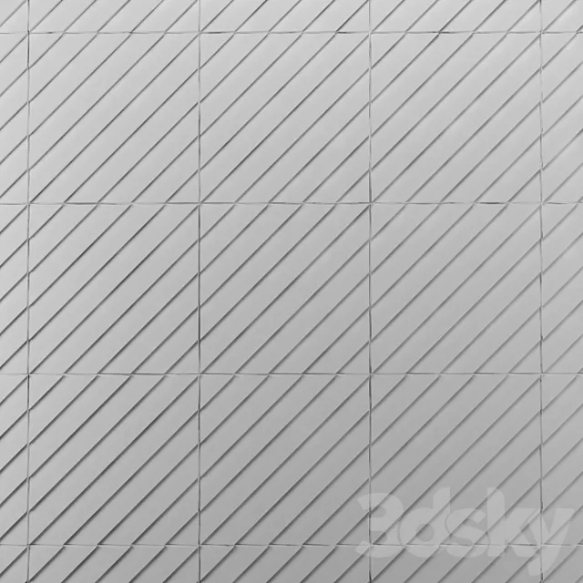 3d panel lambert 3D Model