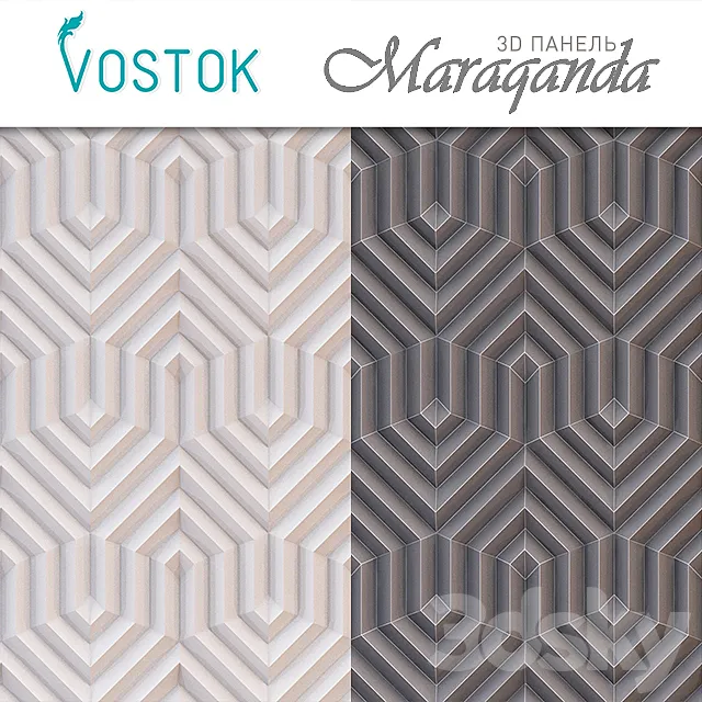 3D panel Marakanda 3D Model