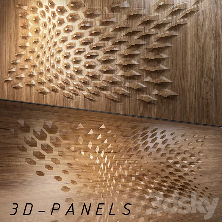 3D panel (parametric) 3D Model
