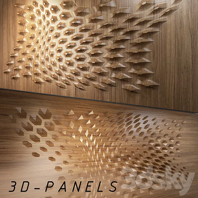 3D panel (parametric) Free Download