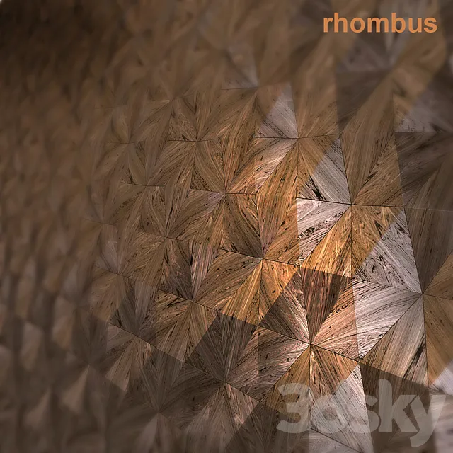 3d panel rhombus 3D Model