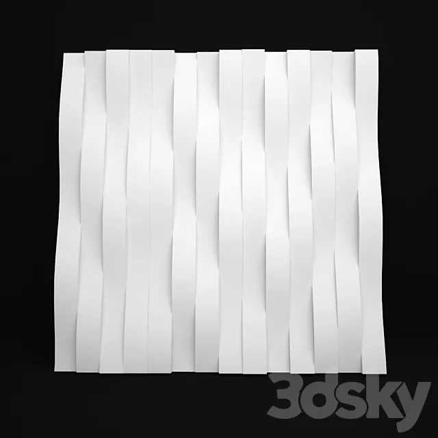 3D panel “Storm” 3DModel
