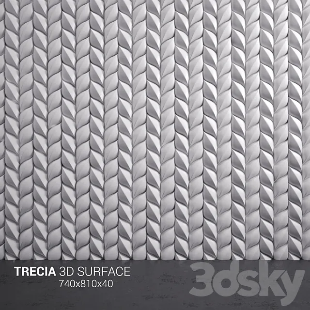 3d panel TRECIA 3DModel