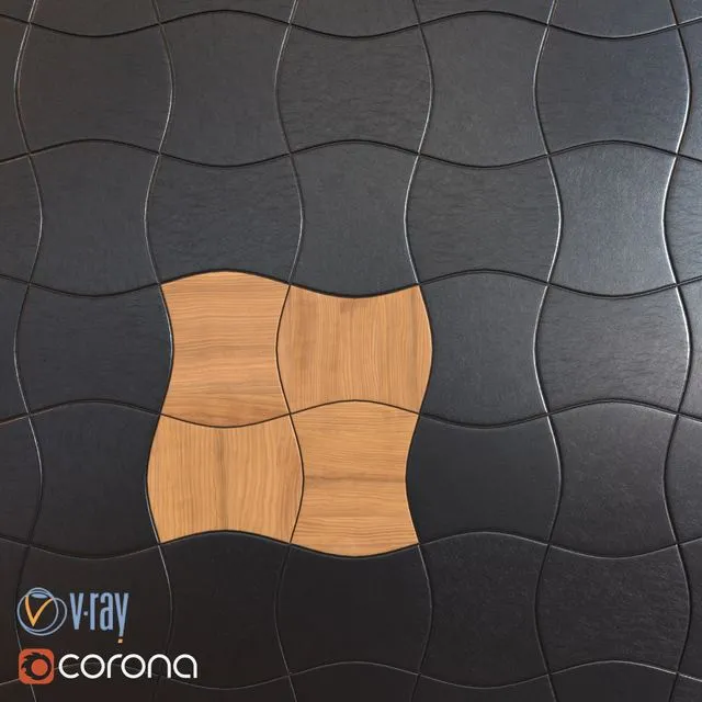 3D panel Wave Free Download