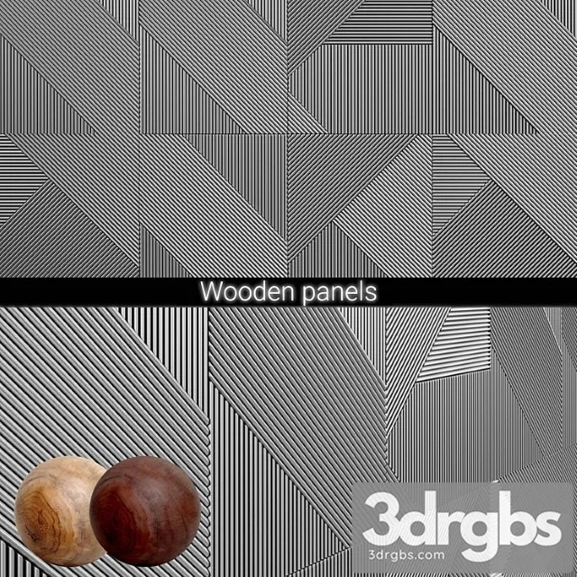 3d panels emmemobili stripes boiserie 3D Model Free